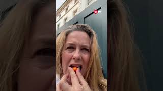 Clueless actor Alicia Silverstone films herself eating poisonous berry shorts [upl. by Gav]