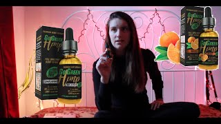 Go Green Hemp CBD Review 500 mg Best tasting CBD [upl. by Ydniahs]