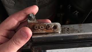 Howto Repair Loose Lower Door hinge on a Perlick Back bar Remote 3 Door unit [upl. by Driscoll]