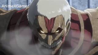 Eren vs Reiner scene OST  Shingeki no Kyojin Season 3 Part 2 episode 2 「進撃の巨人 Season 3 Part2」 [upl. by Aliuqat288]