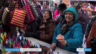 Le marché de Noël de Colmar lun des meilleurs dEurope [upl. by Bravar]