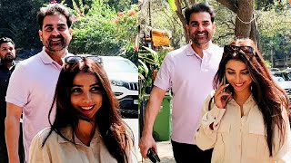 Arbaaz Khan amp Wife Shura Khan Having FUN On Morning Walk [upl. by Ahseiym]