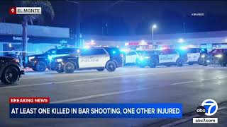 Shooting at El Monte sports bar leaves 1 dead at least 1 wounded [upl. by Rush]