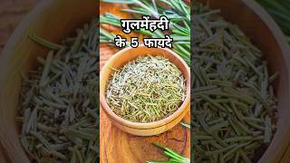 गुलमेंहदी Rosemary herb के 5 जबरदस्त फायदे rosemary ytshorts sehat [upl. by Kimbell721]