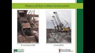 Slurry Wall  Hydraulic Barrier Application [upl. by Croft346]