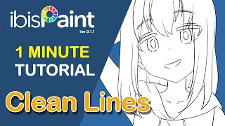 Ibis Paint X How to Draw Clean Lineart  Drawing Techniques Shorts [upl. by Wixted810]