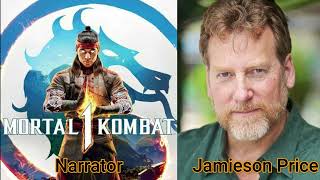 Character and Voice Actor  Mortal Kombat 1  Narrator  Jamieson Price [upl. by Sredna]