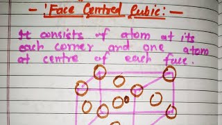 Face Centred Cubic Structure FCC  Packing Factor [upl. by Nine]