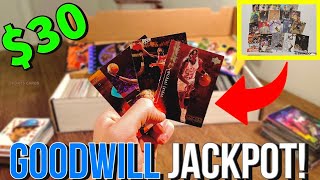 SPORTS CARDS COLLECTION FROM GOODWILL…BEST VALUE EVER [upl. by Eramat]