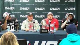 Jax State Football CUSA Championship Post Game Press Conference  December 6th 2024 [upl. by Neelrahc309]