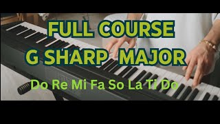 G SHARP MAJOR FULL CHORDS LESSON 32 chords knowpianowithnickmzera nickmzera [upl. by Katya]