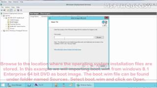 Installing and Configuring Windows Deployment Service in Windows Server 2012 R2 [upl. by Arreic455]