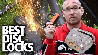 Whats the best motorcycle disc lock Angle grinder and hammer attack destruction review [upl. by Tanny]