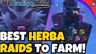 BEST Herba Mystica RAIDS in Pokemon Indigo Disk [upl. by Esirehc]