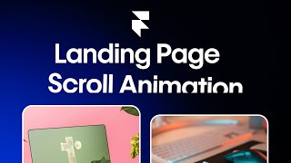 Framer Landing Page Animation Tutorial Text Scroll and Infinite Horizontal Loop Animation [upl. by Ahseinat759]