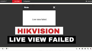 Hikvision Live View Failed in Browser Here’s How to Fix It [upl. by Nawotna773]