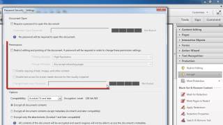 How to Protect PDF in Acrobat XI [upl. by Etyak]