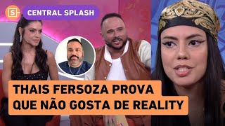 BBB 24 Sem emoções Thais Fersoza parece não assistir nem gostar de BBB diz Pasin [upl. by Nowtna]