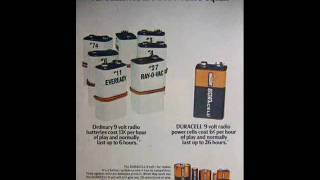 Duracell Battery Radio Commercial Summer 1973wmv [upl. by Rabah590]