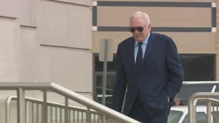 Cowboys owner Jerry Jones arrives to court for paternity trial [upl. by Ecissej]