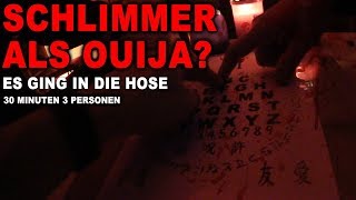 SCHLIMMER ALS OUIJA Kokkuri San Ritual mit 3 Personen getestet  Behind you [upl. by Jud260]