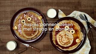 Pannenkoek aapjes met stroop [upl. by Mcnally]