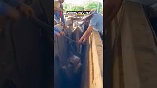 200 IQ Technique to Rescue a Cow shorts [upl. by Jenny]