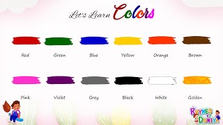 Name of color in English  Learn Color For Kids  Name of colors  Color Videos for Kids  Colors [upl. by Nale407]