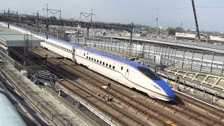 【HD 51ch】 Japanese bullet train 上越・長野新幹線など JR本庄早稲田駅などから撮影 （3） [upl. by Nodgnal]