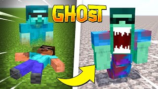 Minecraft But I Can Become a GHOST [upl. by Lekcim]