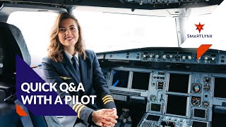 Quick QampA with SmartLynx First Officer Ivana Tadic [upl. by Annayak622]