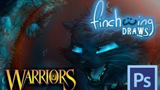 Finchwing Draws Tigerstar and Scourge in Clouds of Sin Warriors Speedpaint [upl. by Annaihr]