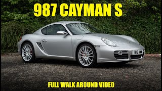 Porsche 9871 Cayman S  Full Walk Around Video [upl. by Anivlac]