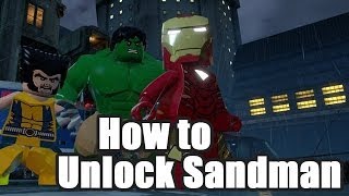 LEGO Marvel Superheroes  How to Unlock Sandman [upl. by Lapointe551]