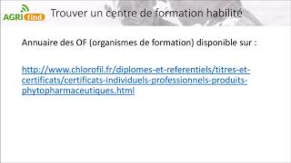 Comment renouveller son certiphyto certificat individuel formation [upl. by Zephan]