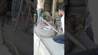 New tyre khula machinetyre car tubelessshortsvideo viralshort [upl. by Croteau]