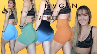 FAVOURITE GLUTE POPPING SHORTS  ALPHALETE RYDERWEAR NVGTN ALIEXPRESS TRYON HAUL [upl. by Mchugh435]