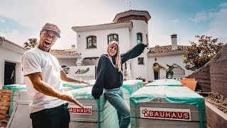 A 17 TON DELIVERY IN MARBELLA House renovation has started  VLOG² 153 [upl. by Nadean]