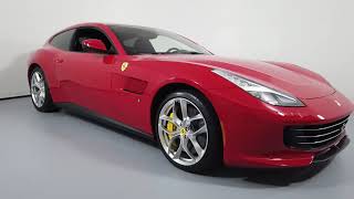 2019 Ferrari GTC4Lusso  Rosso Corsa and Nero  Ferrari of San Francisco [upl. by Anits]