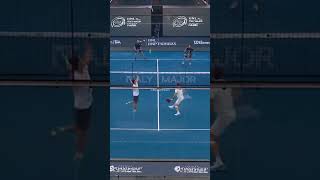 WHAT AN ENDING TO THE POINT 😱😱  Padel Highlights bestofpadel [upl. by Valerlan]