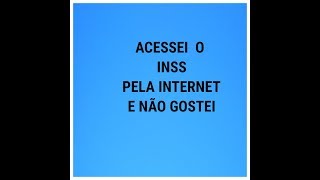 Inss digital reprovado no meu teste [upl. by Akenehs829]