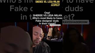 Lesa Milan Shades Sheree Whitfield for Wearing FAKE Designer  Part One [upl. by Velasco249]