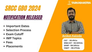 SRCC GBO 2024  Is it worth to apply Important Details  Cutoff amp Placement srcc mba2023 mba2024 [upl. by Eldnar]