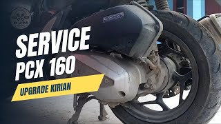 service motor PCX 160 dan upgrade kirian paling enak [upl. by Xylia]