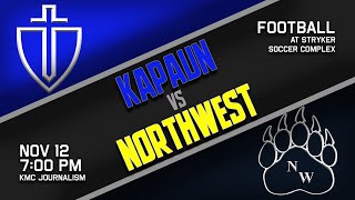 KMC Football vs Northwest 1112 [upl. by Ennovart]