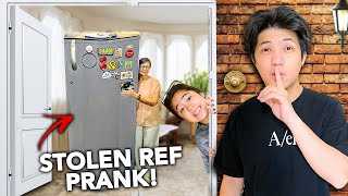 Stolen Refrigerator Prank Birthday Surprise  Ranz and Niana [upl. by Kcirderfla]