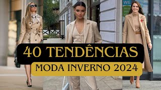 40 TENDÊNCIAS MODA INVERNO 2024 🔥 As principais TENDÊNCIAS dos desfiles da SEMANA de MODA INTERNA [upl. by Blanca]