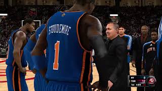 NBA 2K11 Gameplay  New York Knicks vs Toronto Raptors [upl. by Paris365]