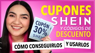 CUPONES SHEIN 🎫 CÓDIGOS DE DESCUENTO 🛒  Cómo conseguirlos y usarlos 🔥 [upl. by Seidel]