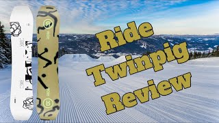 The 2024 Ride Twinpig Snowboard Review [upl. by Rothmuller]